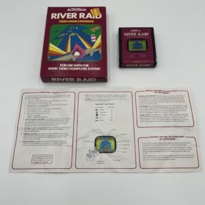 atari 2600 river raid game complete in box cib 1982 activision w/ manual
